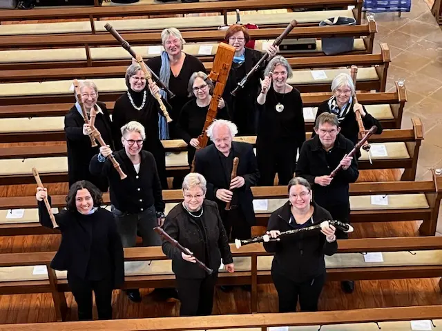 Gruppenbild des Seulberger Flötenensembles