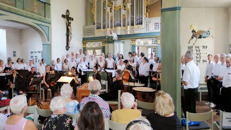 Chöre und Orchester am 10. September 2023 in der ev. Kirche Büttelborn
