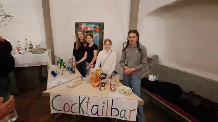 Das Foto zeigt die Veranstaltung Weltgebetstag der Kinder und Jugend am 07.03.2025 in der Barbarakirche.