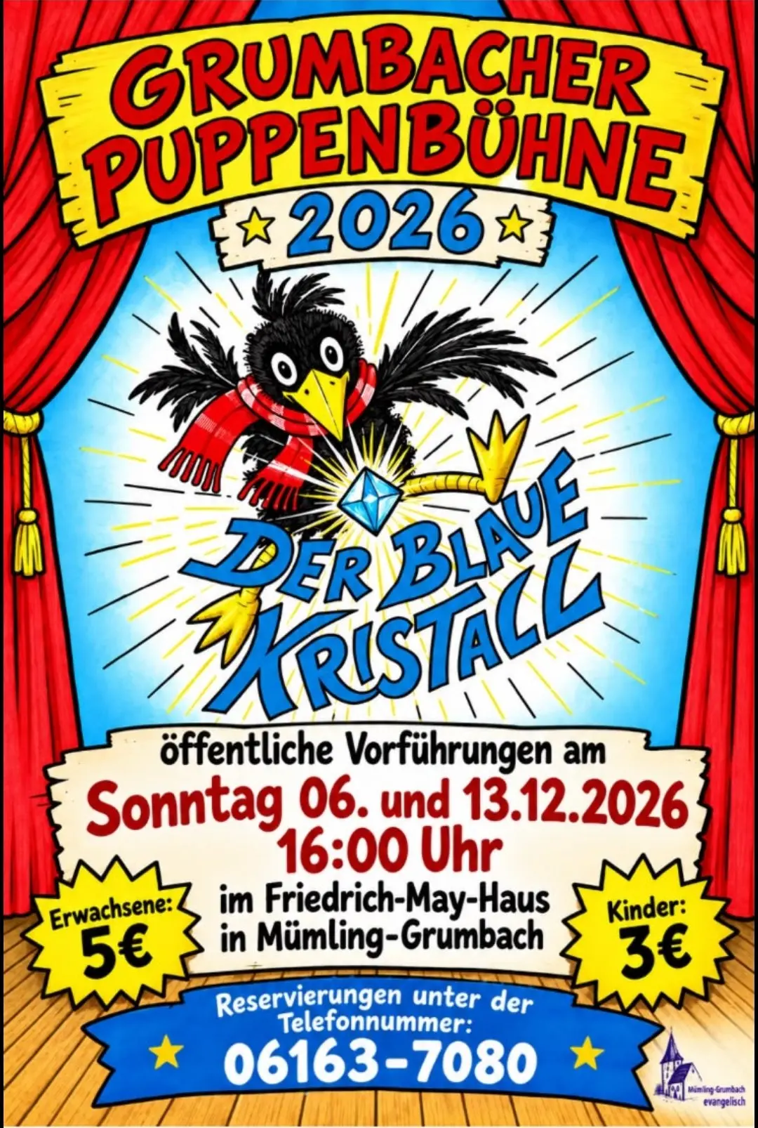 Einladung zur Puppenbühne Mümling-Grumbach 2026