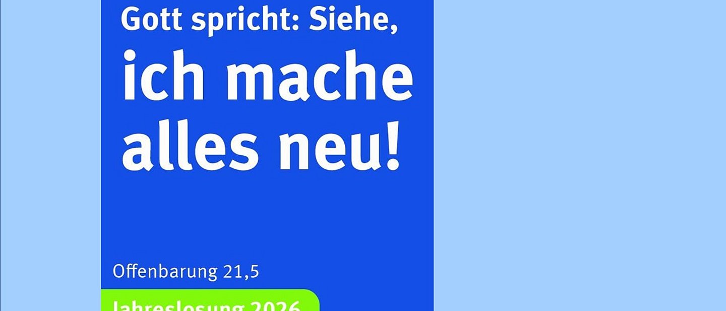 Der Text als Grafik in blau.