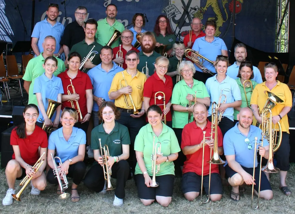 Gruppenfoto Posaunenchor Altrheinfest 2023