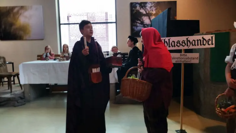 Proben zum Luther-Musical
