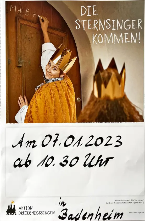 Sternsinger am 07.01.23 in Badenheim
