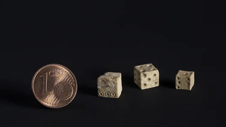 Fundstück Würfel 13./14. Jh.