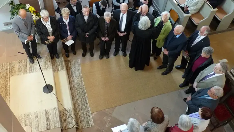 Konfirmationsjubiläum 2016: Einsegnung