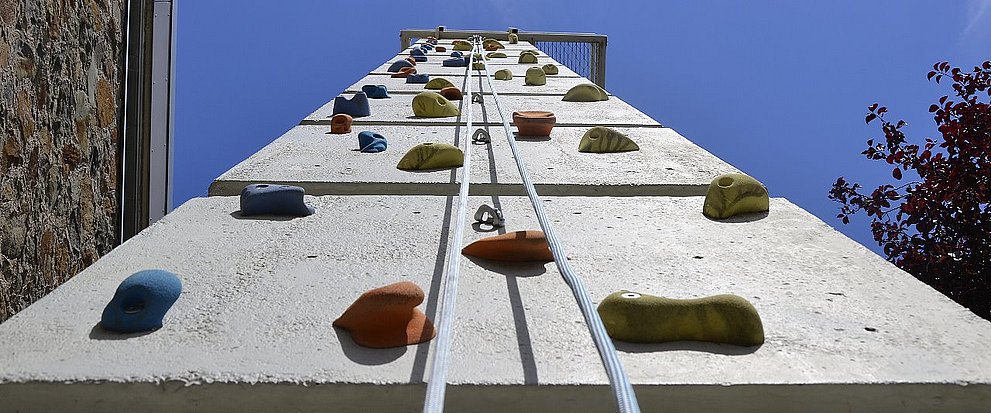 Der Kletterturm im Kirchgarten
