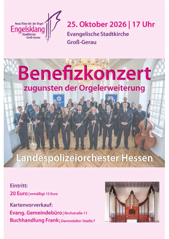 Einladung zum Konzert des Polizeiorchesters