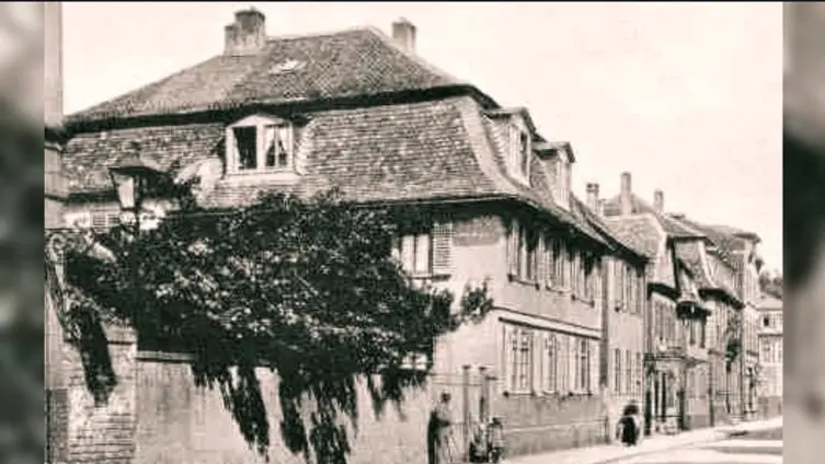 Historische Ansicht des Pfarrhauses aus 1899