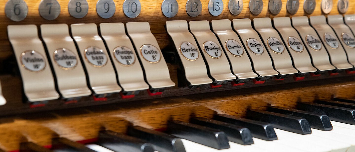 Details einer Orgel