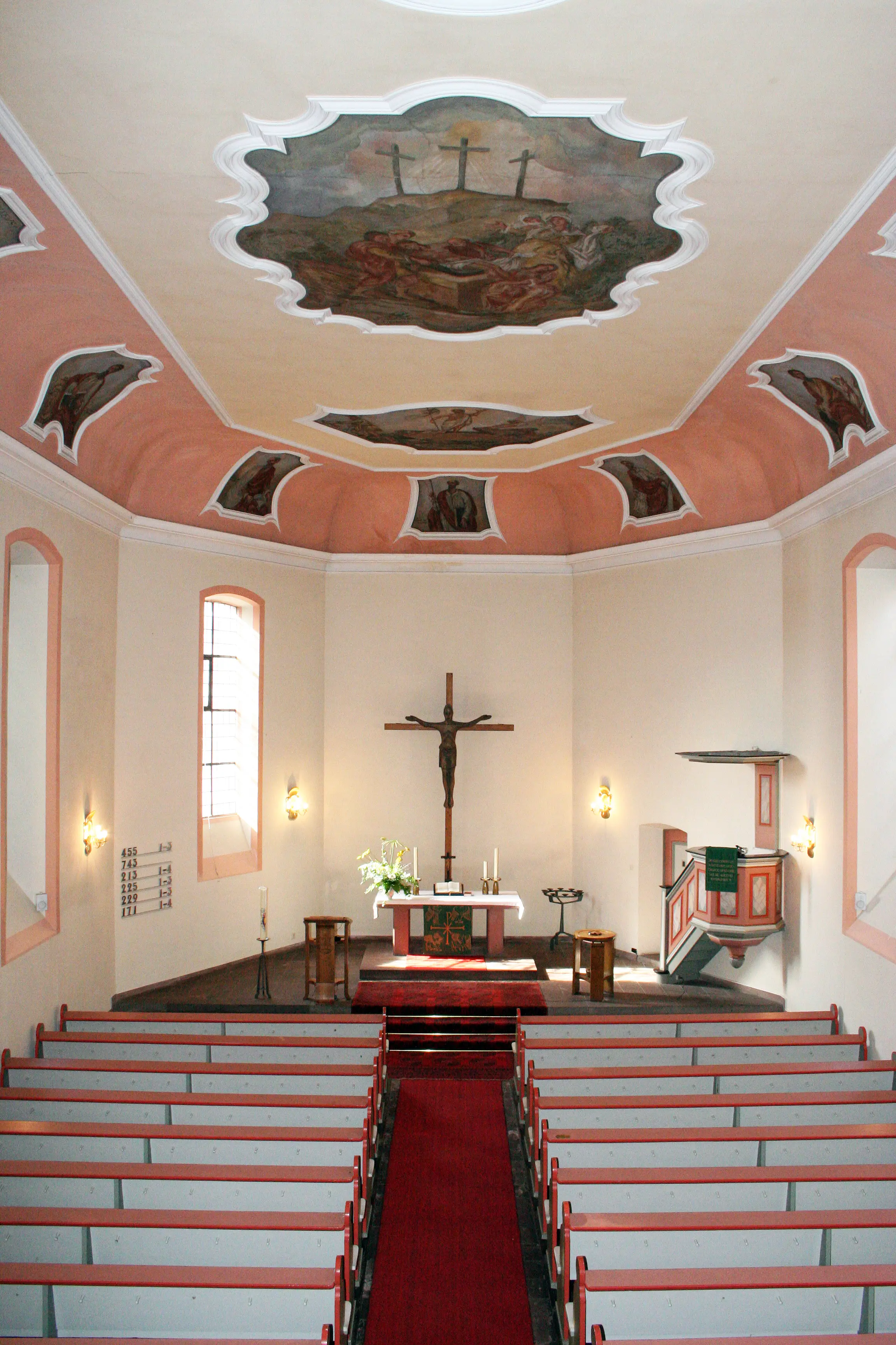 Innenraum Evangelische Jesus-Christus-Kirche Worms-Pfiffligheim
