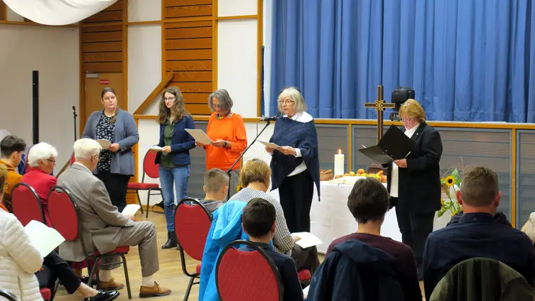 Erntedankgottesdienst am 03.10.2021 im Volkshaus