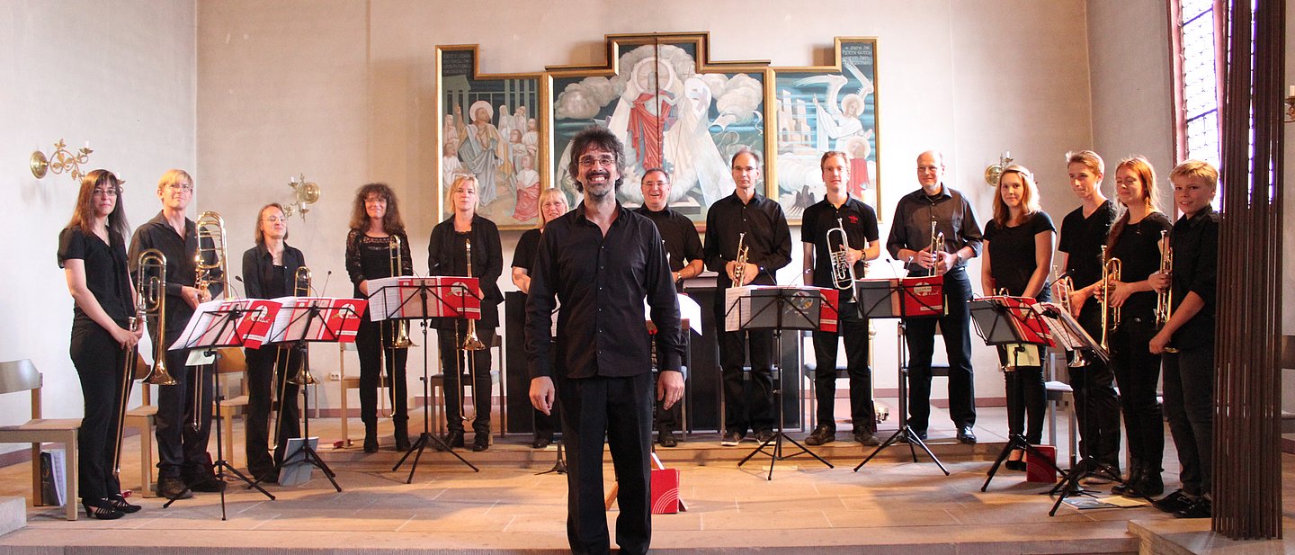 Personen vom Posaunenchor Worms-Hochheim