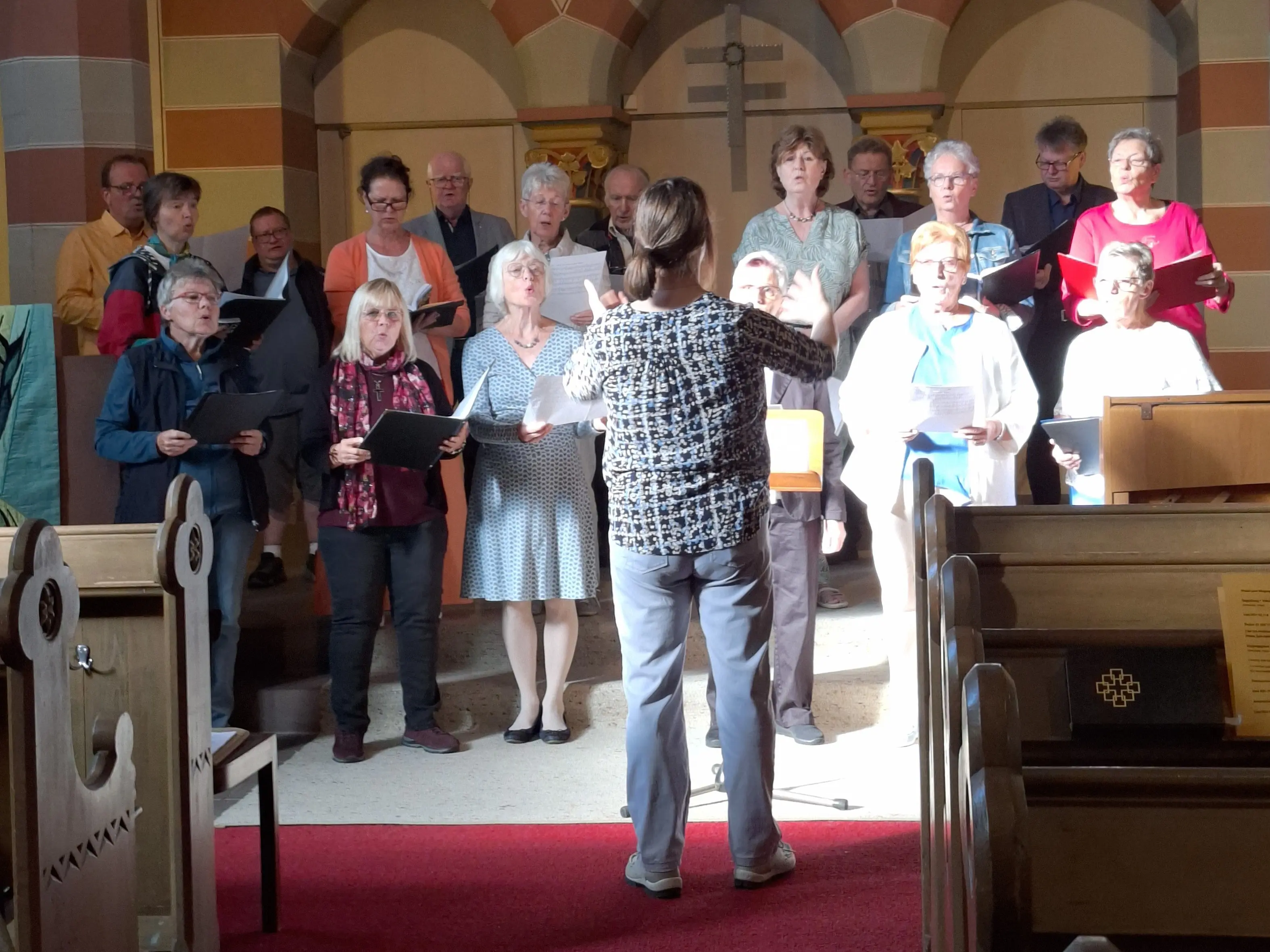 Auftritt im Gottesdienst „Erlebnisreise durch das EG+“