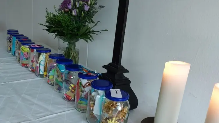 Flaschenpost mit Segenswünschen, Vorstellungsgottesdienst der Konfis 2023