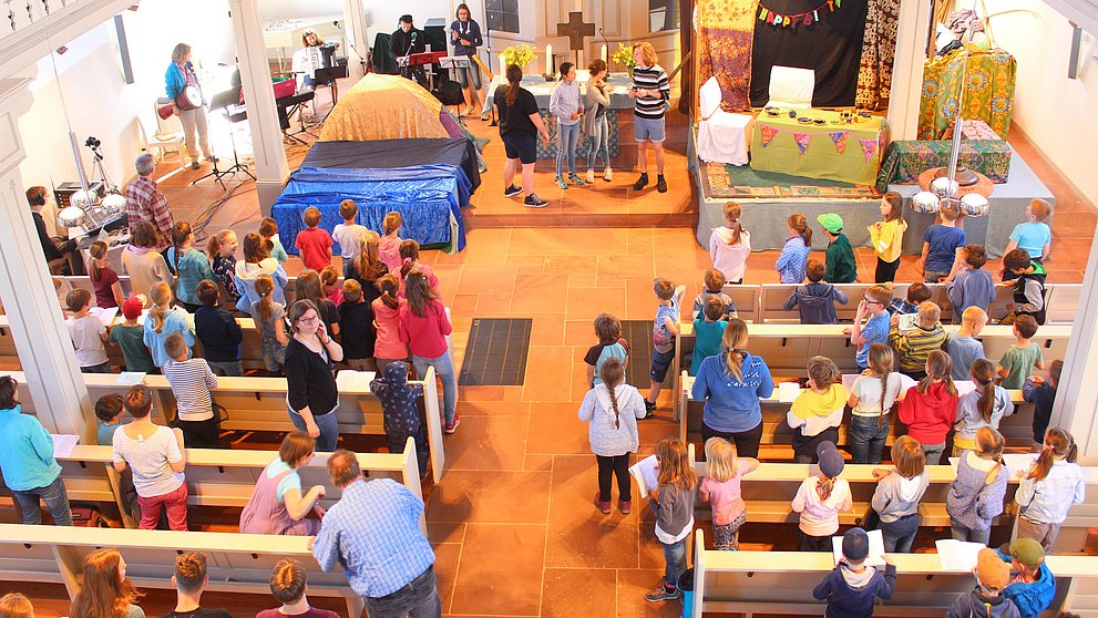 Kinderbibeltage in der Kirche