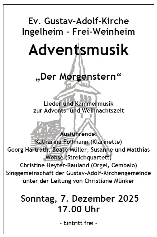 Ingelheim Gustav-Adolf Adventsmusik