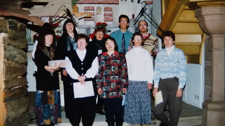 Dez. 1995: Weihnachtsspiel "Pacco baut eine Krippe"