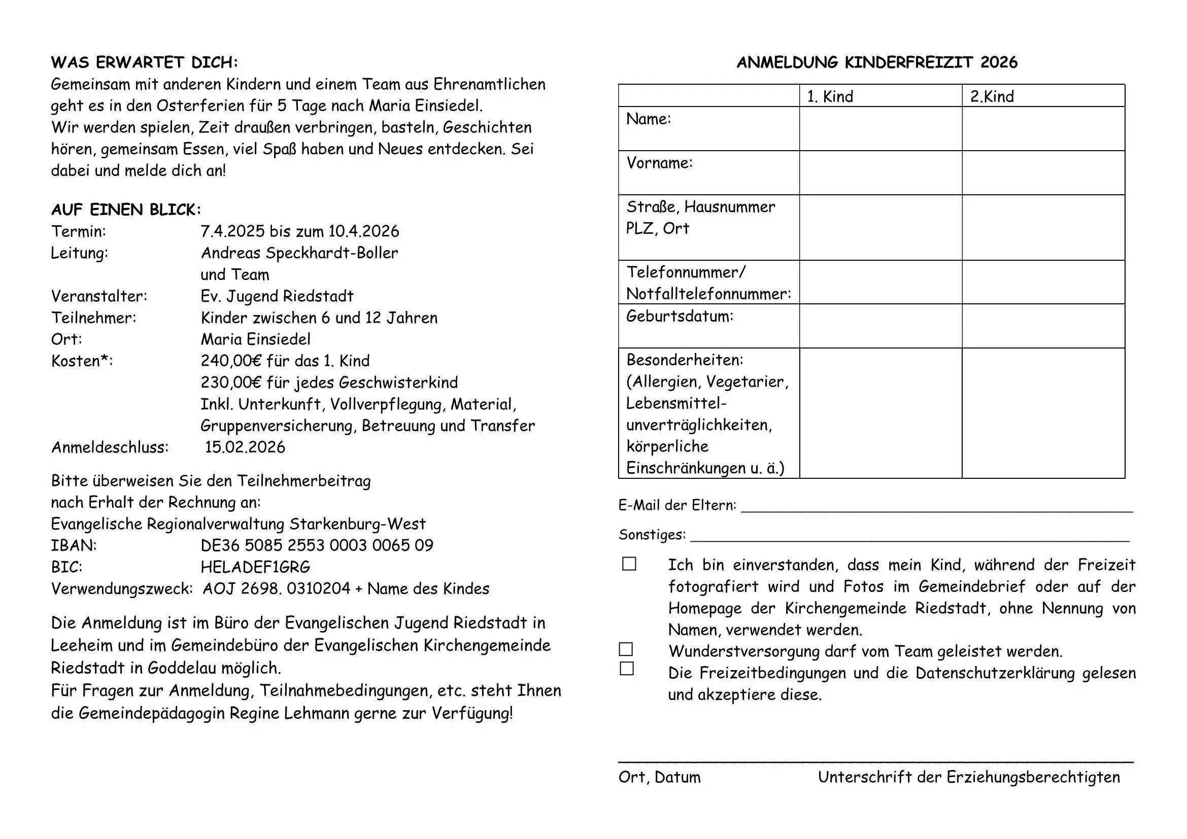 Kinderfreizeit 2026 Flyer s2