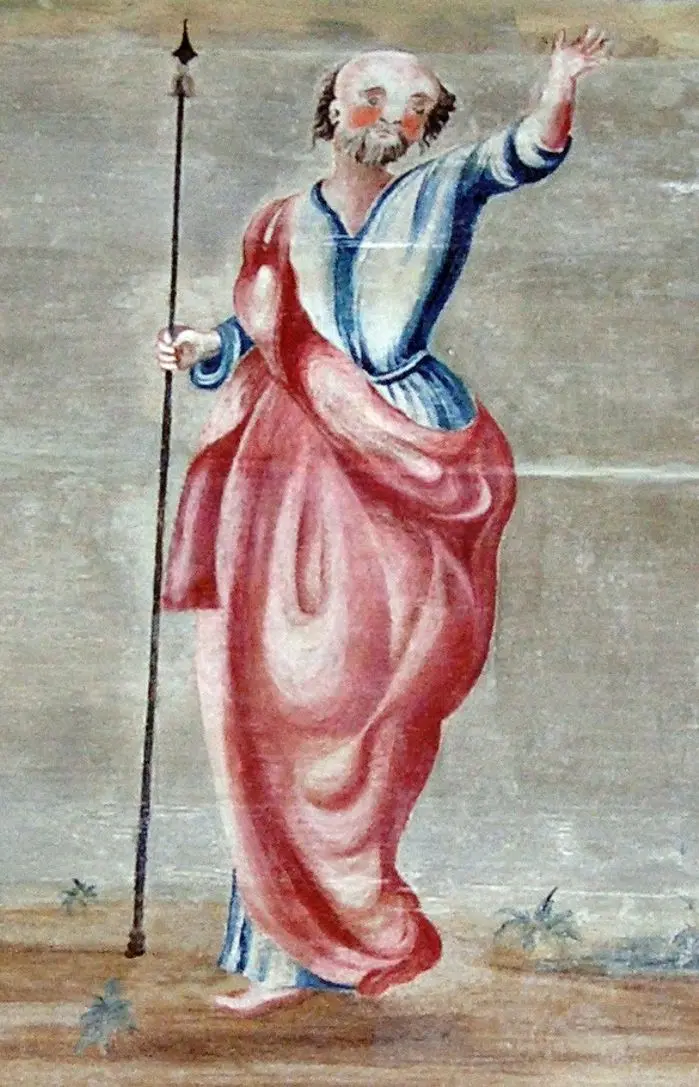 Emporenbild des Apostels Thomas