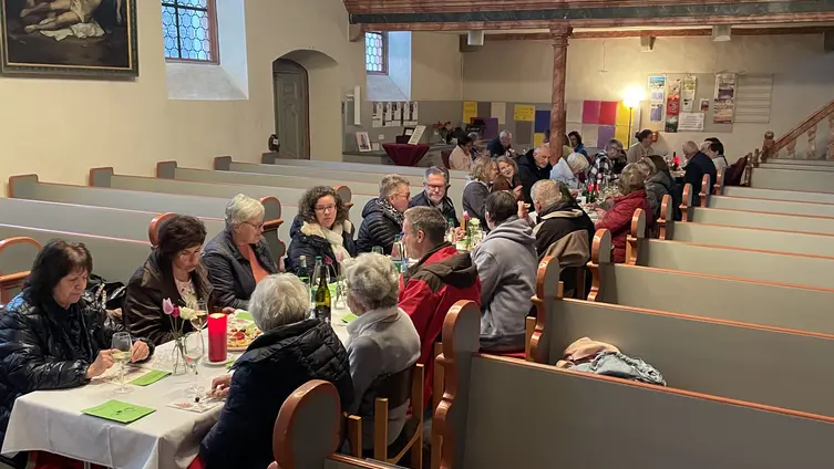 Die Gemeinschaft beim Tischabendmahl