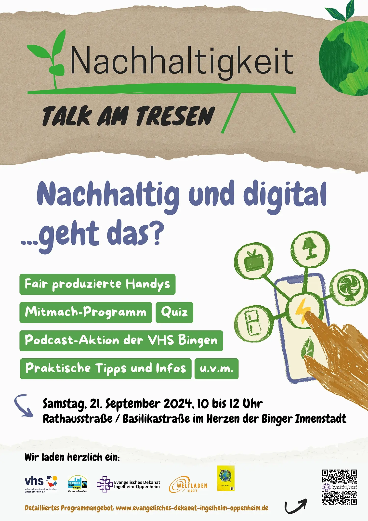 Plakat Talk am Tresen Bingen