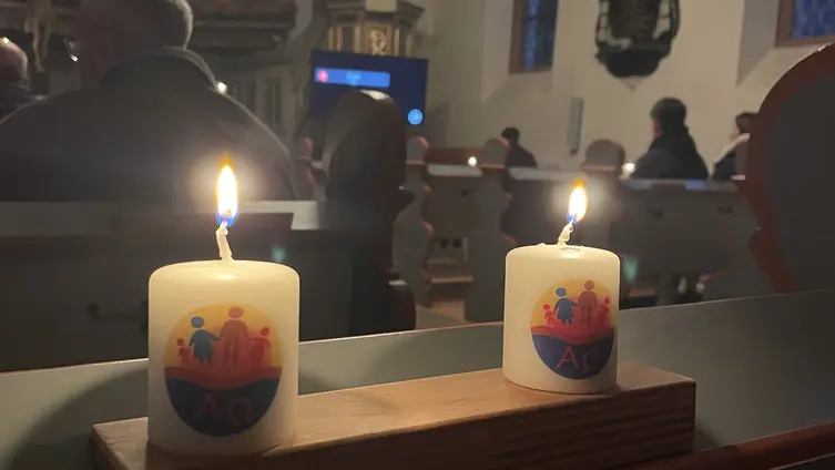 Kerzen in der Osternacht