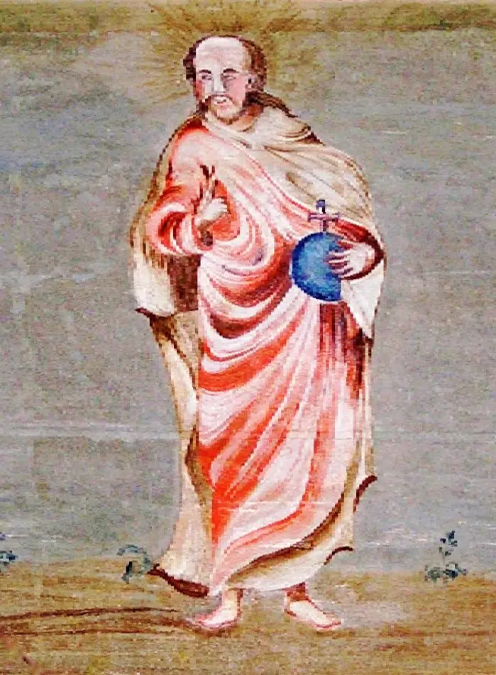 Emporenbild des auferstandenen Christus