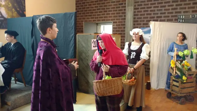 Proben zum Luther-Musical