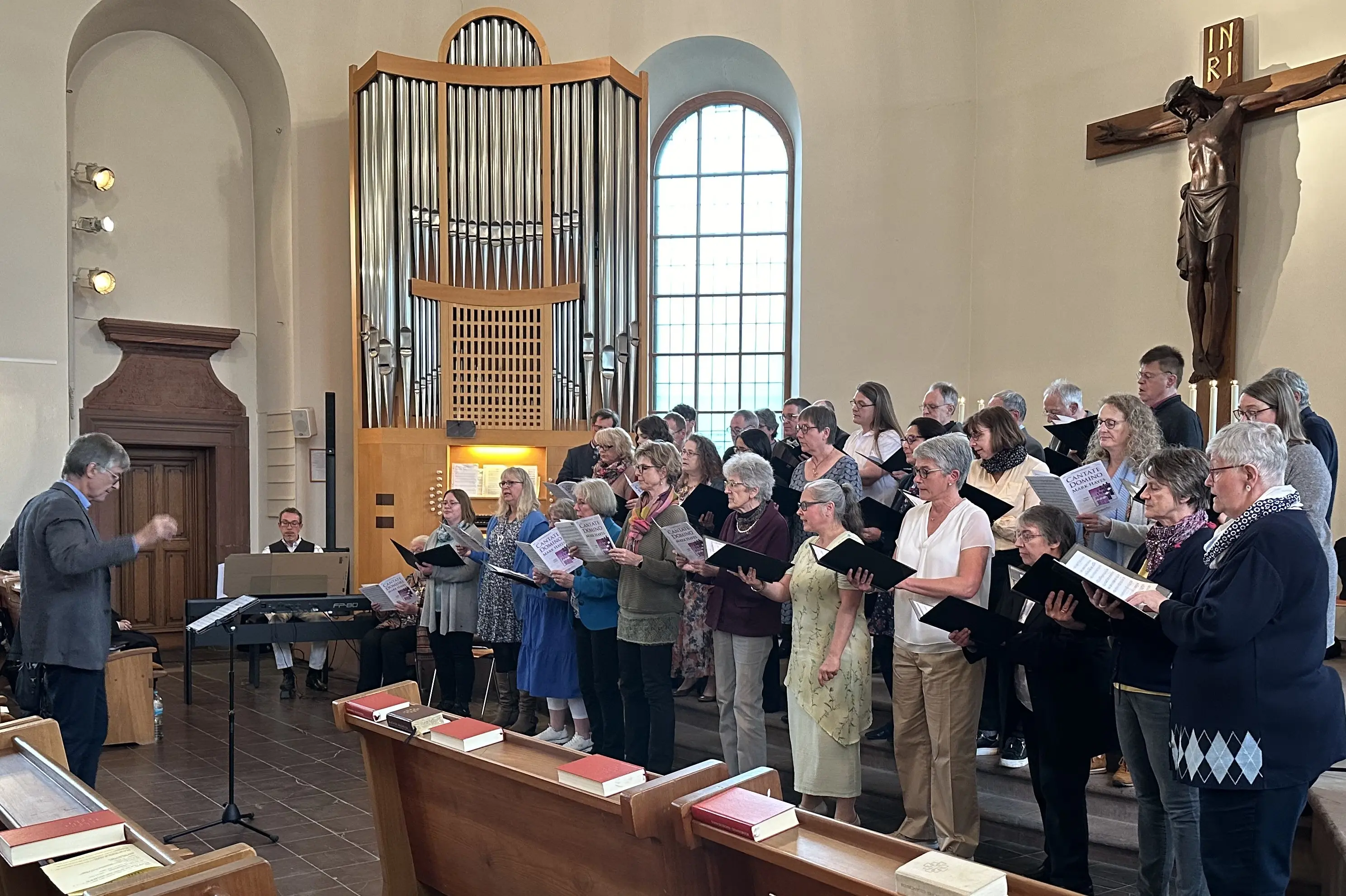 Die Kantorei in der Evangelischen Kirche 