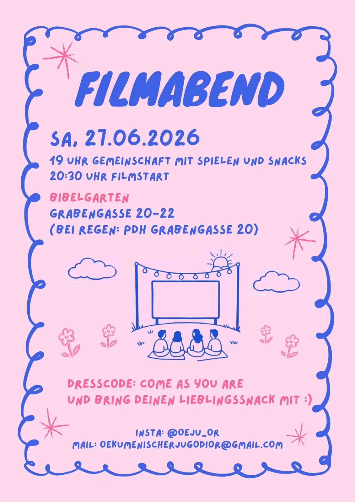 Spiele- und Filmabend der Ökumenischen Jugend