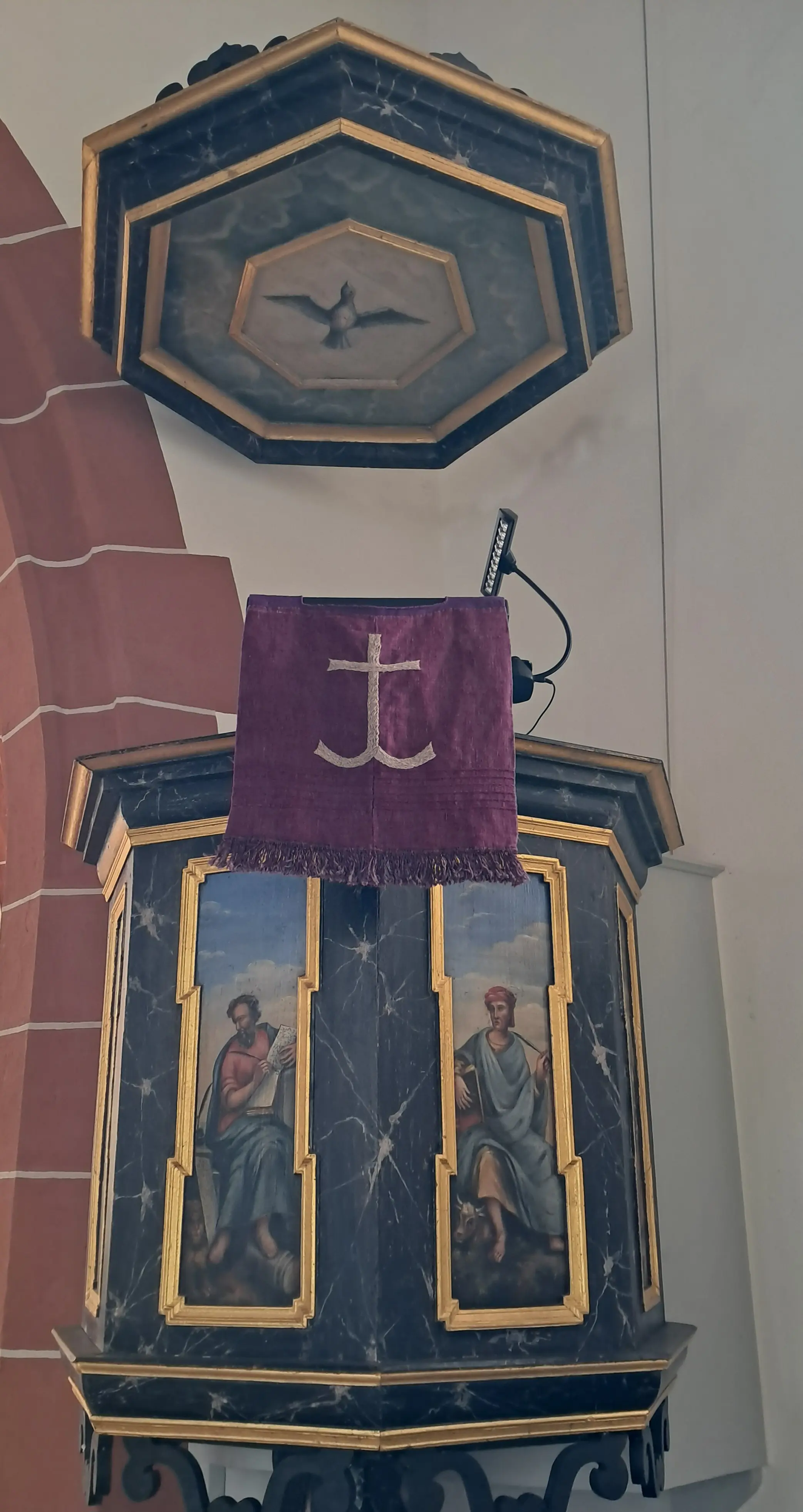 Kanzel Evangelische Schlosskirche Ernsthofen