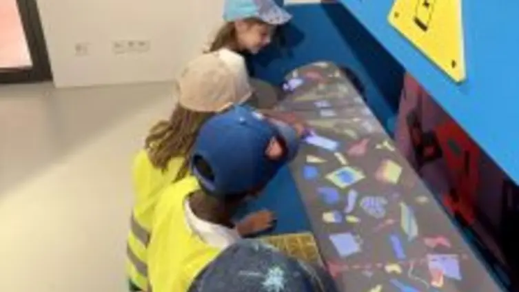 Die Vorschulkinder in Koblenz unterwegs.