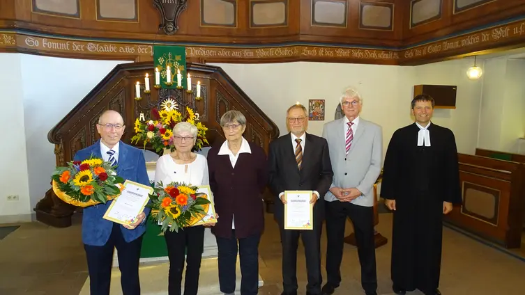 Verabschiedung des Kirchenvorstandes der evang. Kirchengemeinde Bechtheim im Jahr 2021