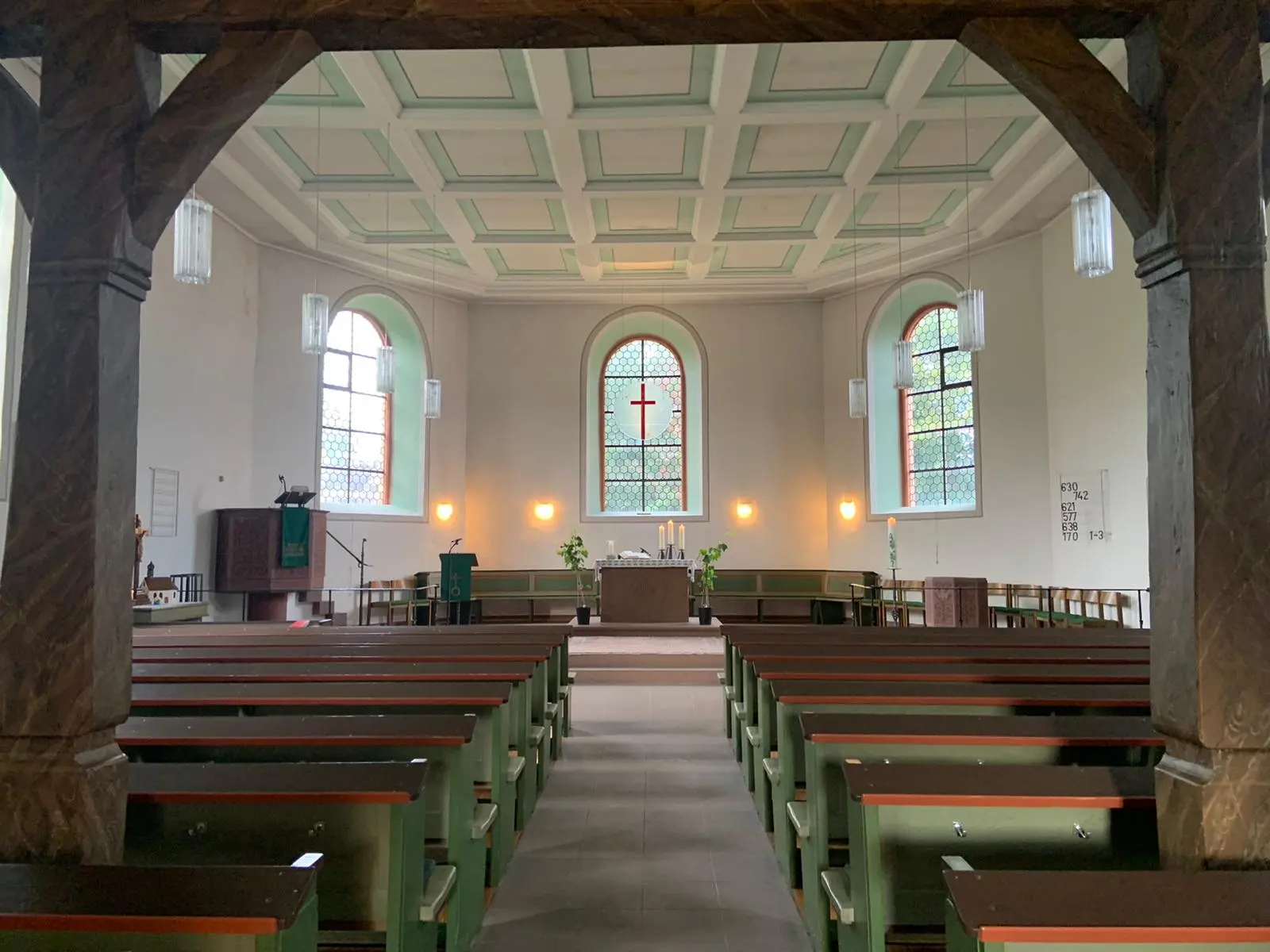 Altarraum Kirche Leiselheim