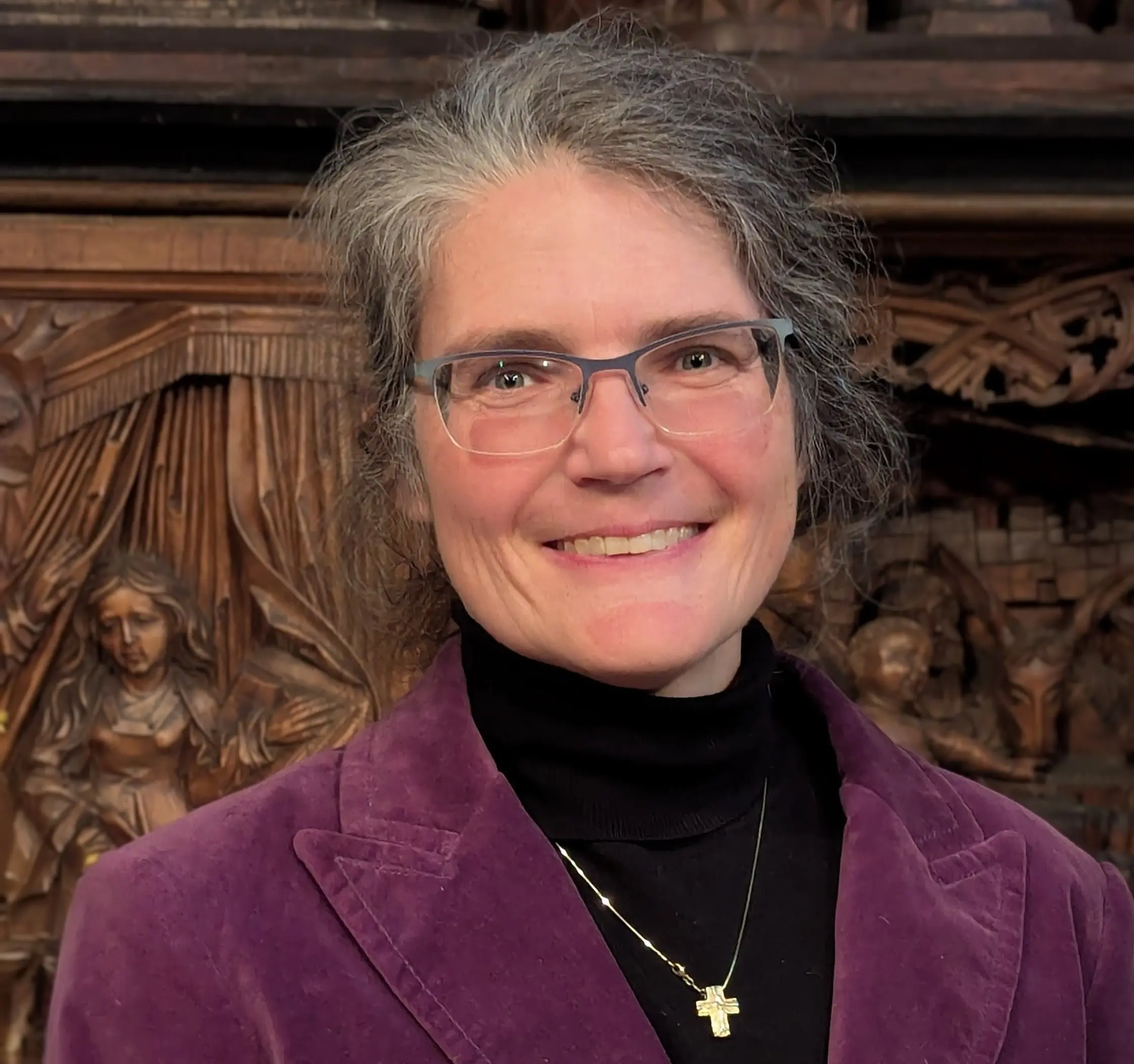 Das Bild zeigt Pfarrerin Andrea Rudersdorf.