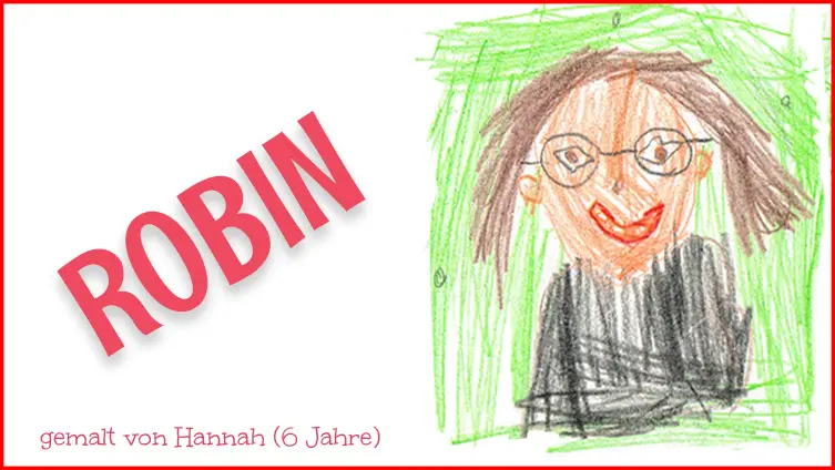 Gemaltes Bild von Robin