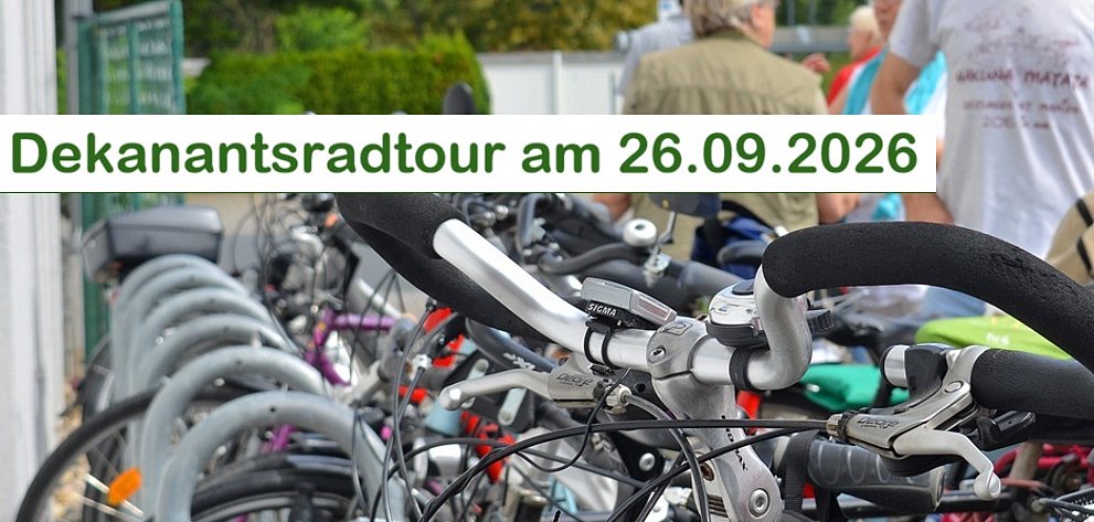 Radtour am 26.9.2026