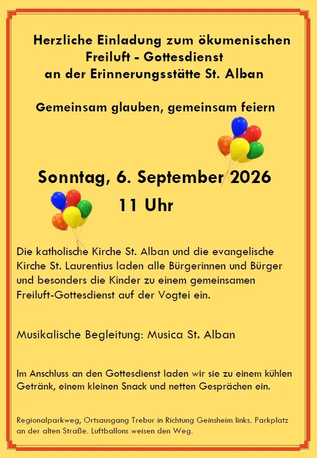 Ökumenische Gottesdienst „Alte Vogtei"
