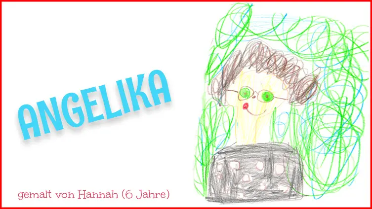 Gemaltes Bild von Angelika