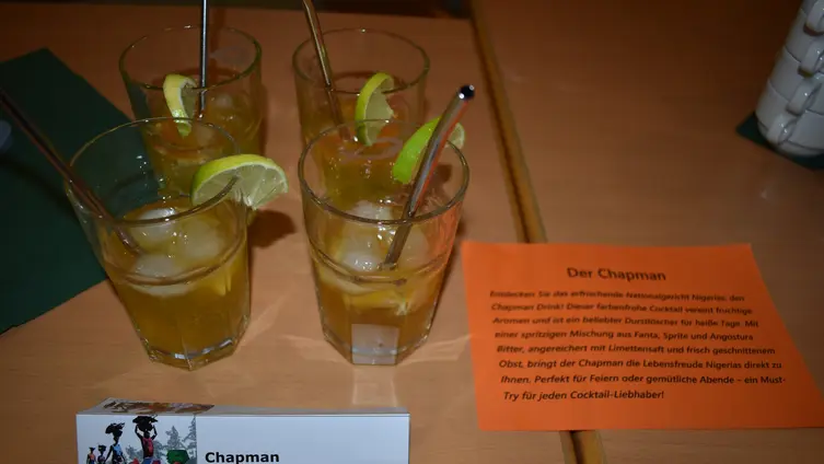 Auch ein fruchtiger Cocktail konnte probiert werden