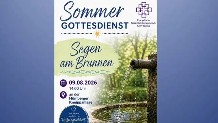 Sommergottesdienst Segen am Brunnen