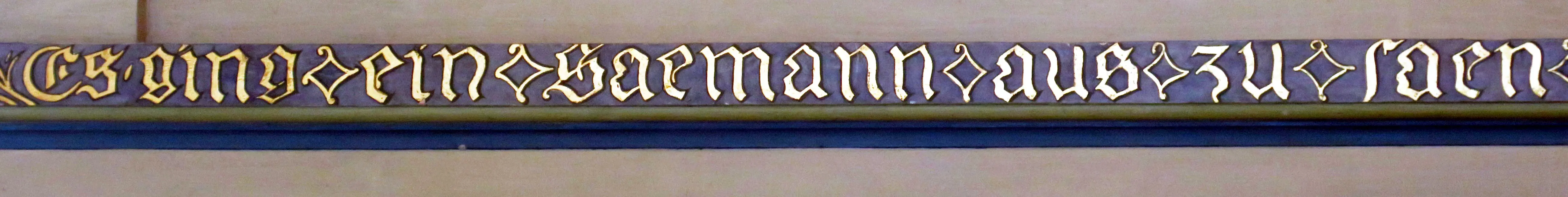 Es ging ein Sämann aus zu säen