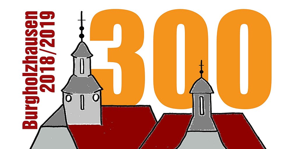 Logo des Kirchenjubiläums in Burgholzhausen 2018/2019