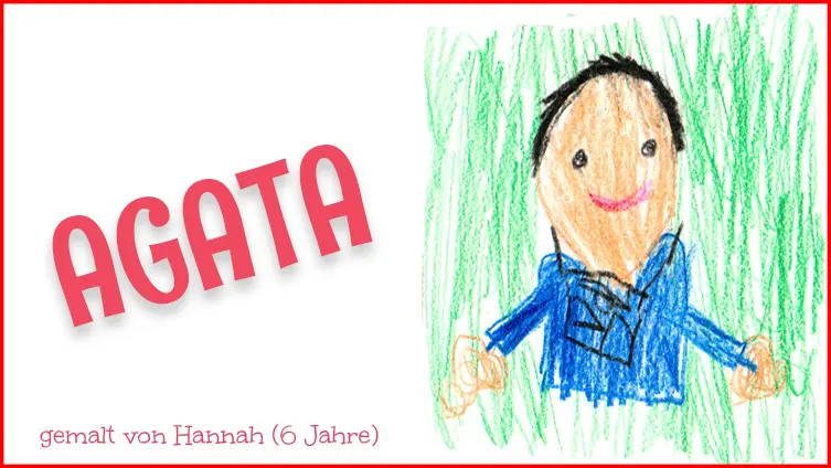 Gemaltes Bild von Agata