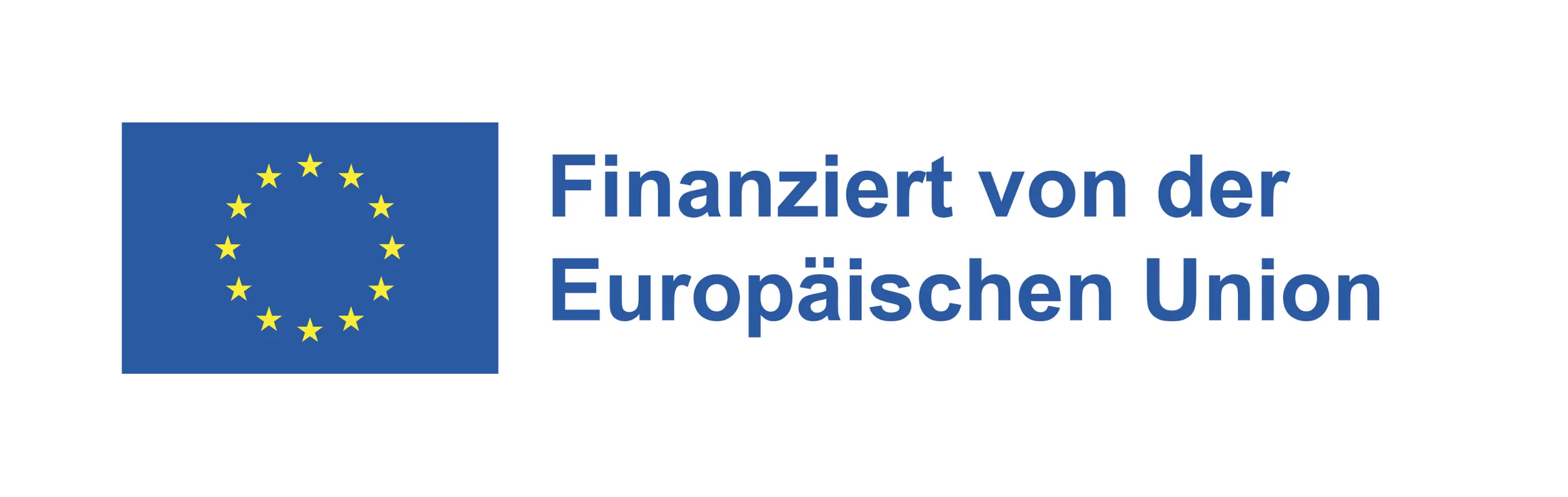 Logo Finanziert von der Europäischen Union mit EU Flagge