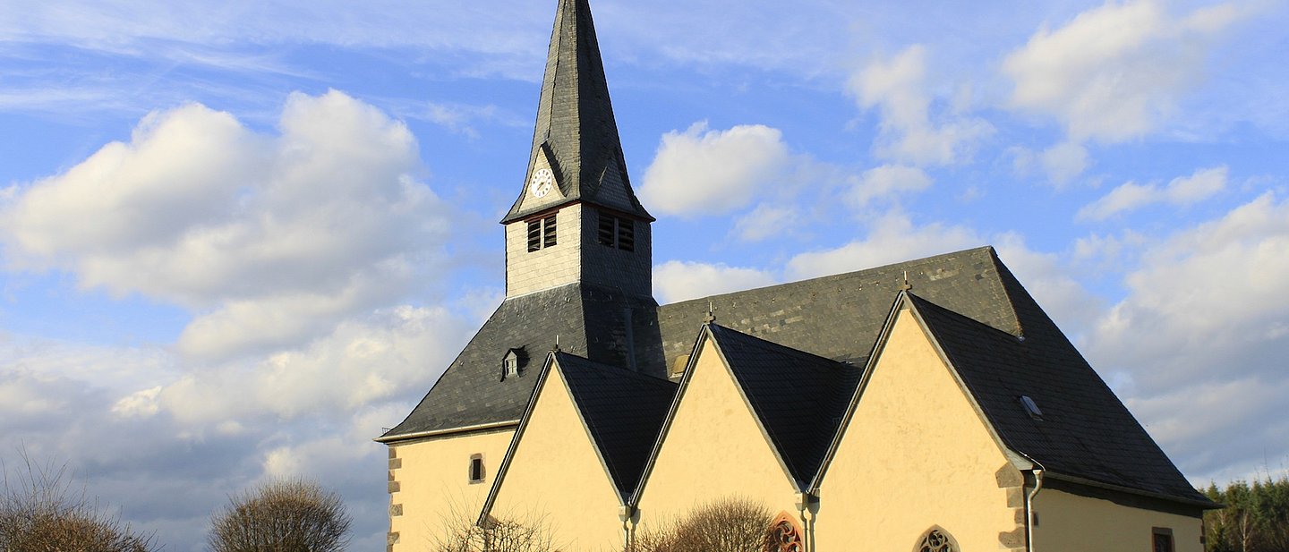Evangelische Kirche von Münster im Abendlicht
