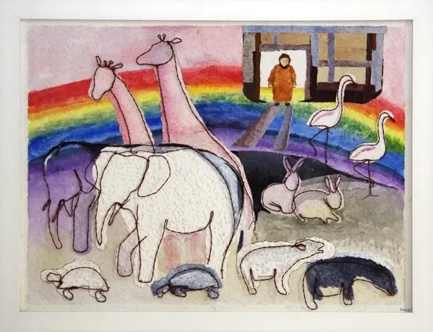 Aquarell-Schöpfung