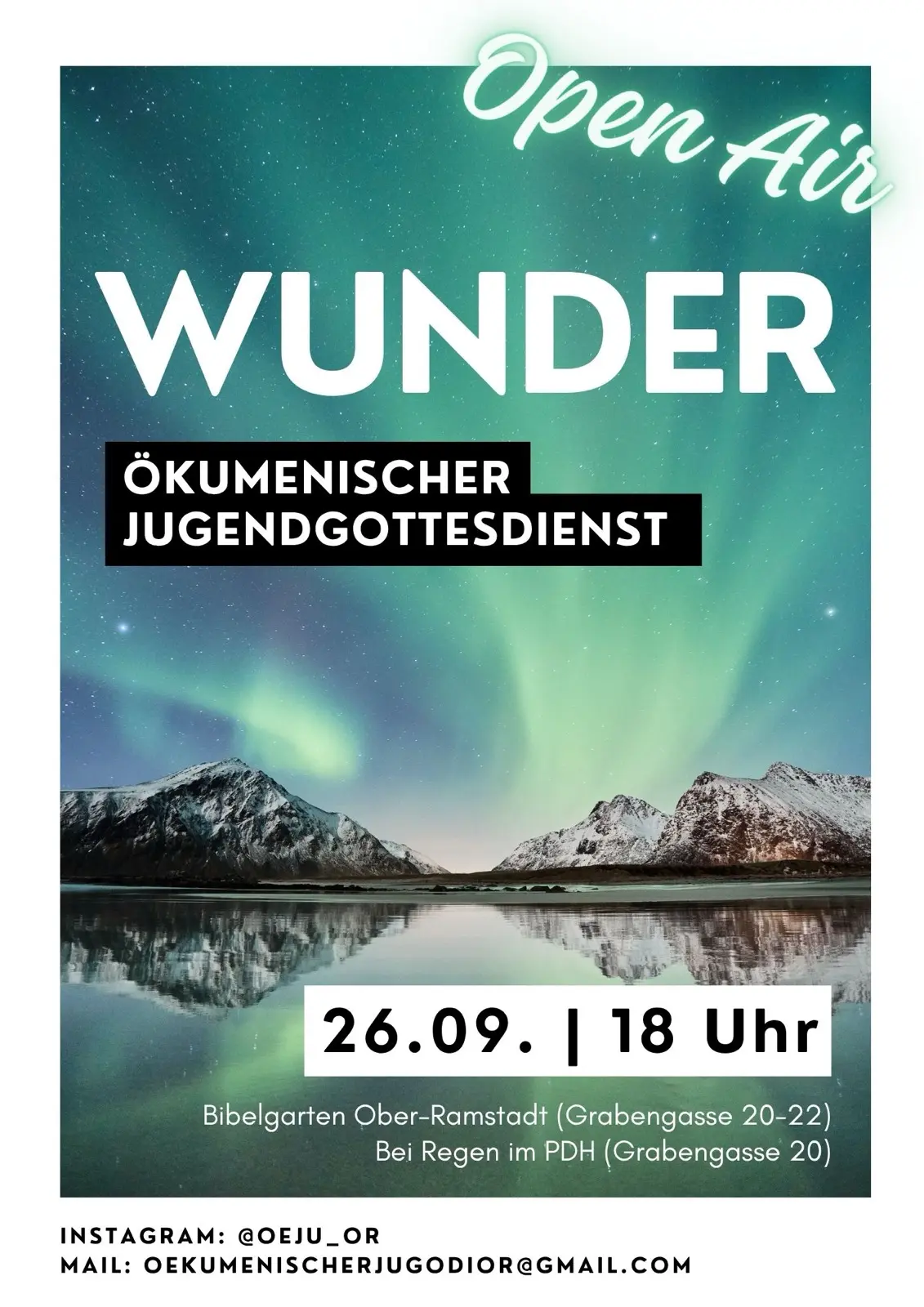 Ökumenische Jugendgottesdienst September 2026