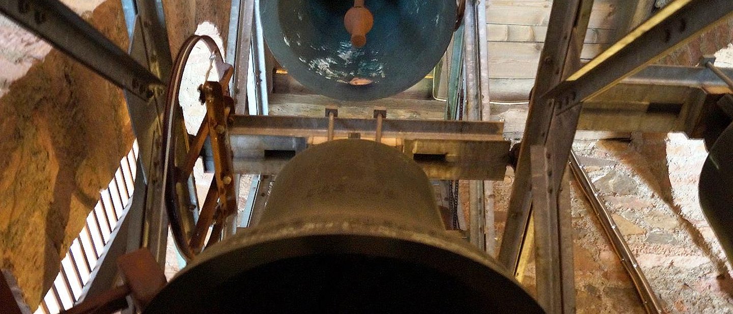 Die Glocken im Turm der Kinzenbacher Kirche